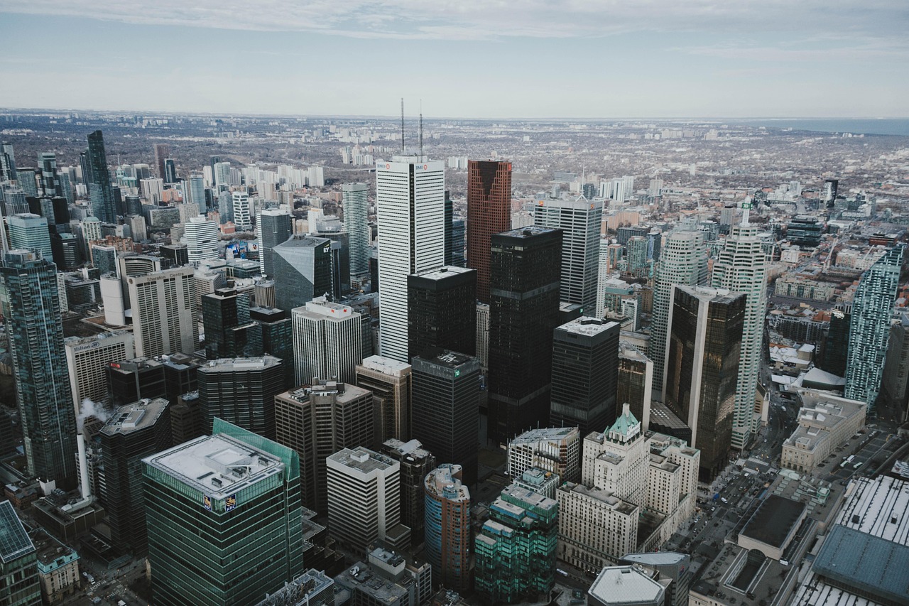 buildings, city, cityscape, skyscraper, toronto, canada, ontario, winter, gray c — SEO vs. Google Ads: Which Is Better for